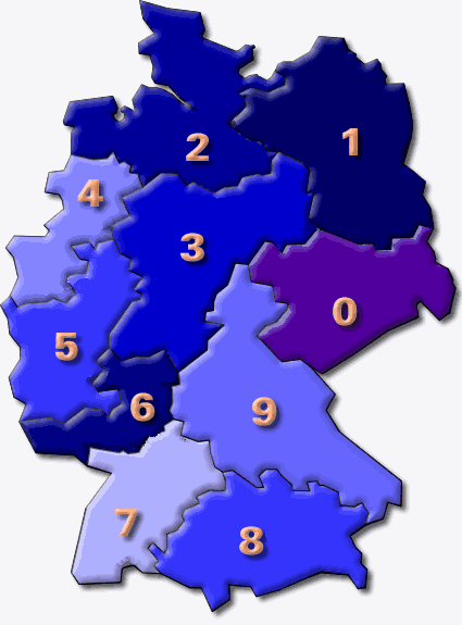 [Imagemap] Zip code map of Germany